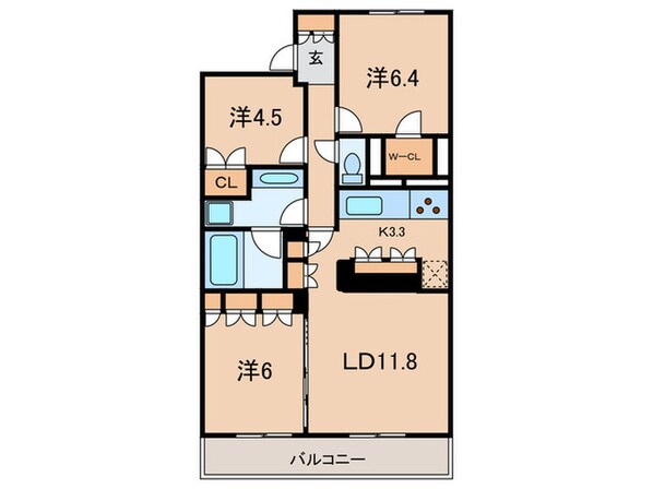 S-FORT横浜青葉台の物件間取画像